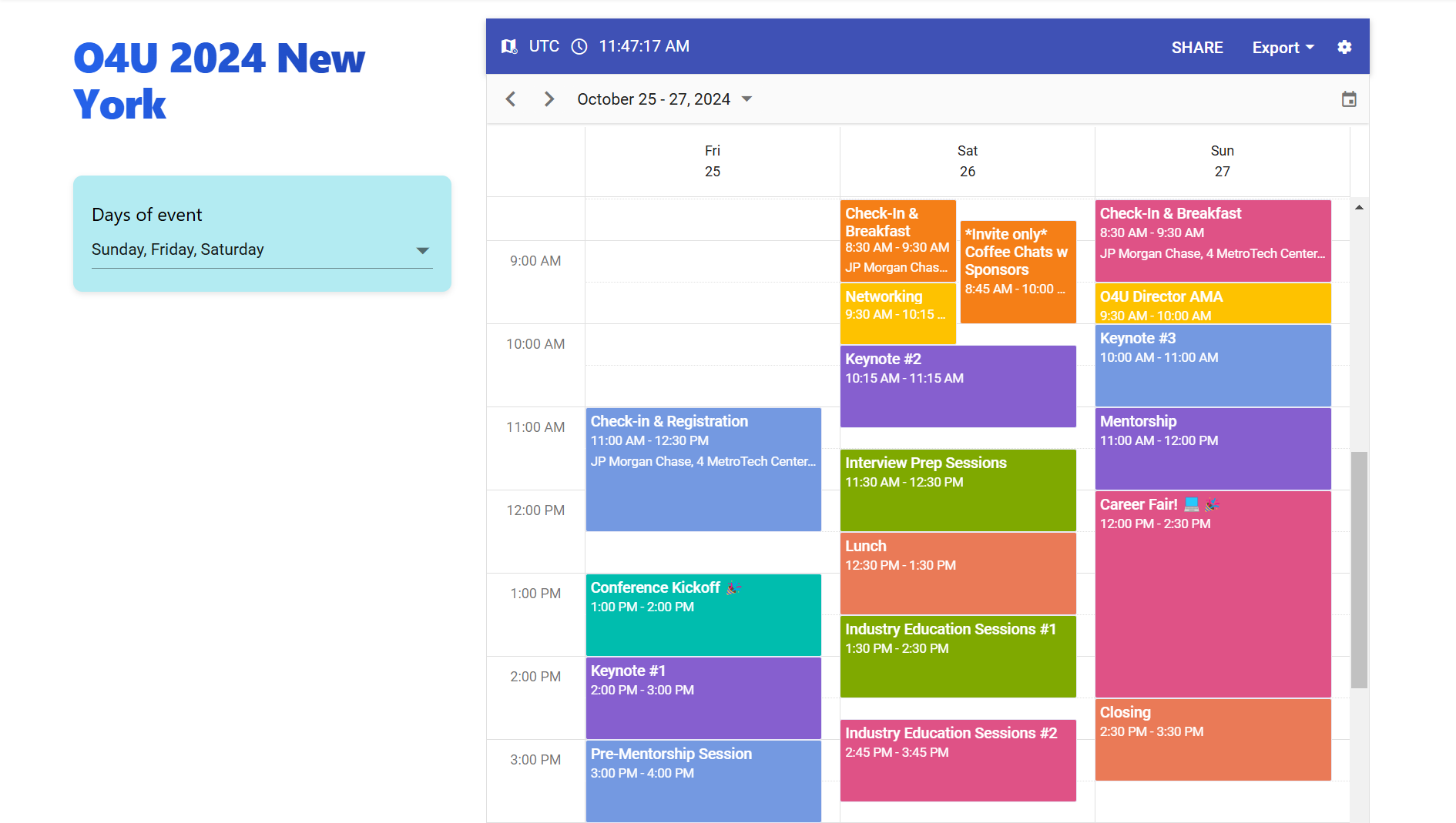 Out 4 Undergrad New York